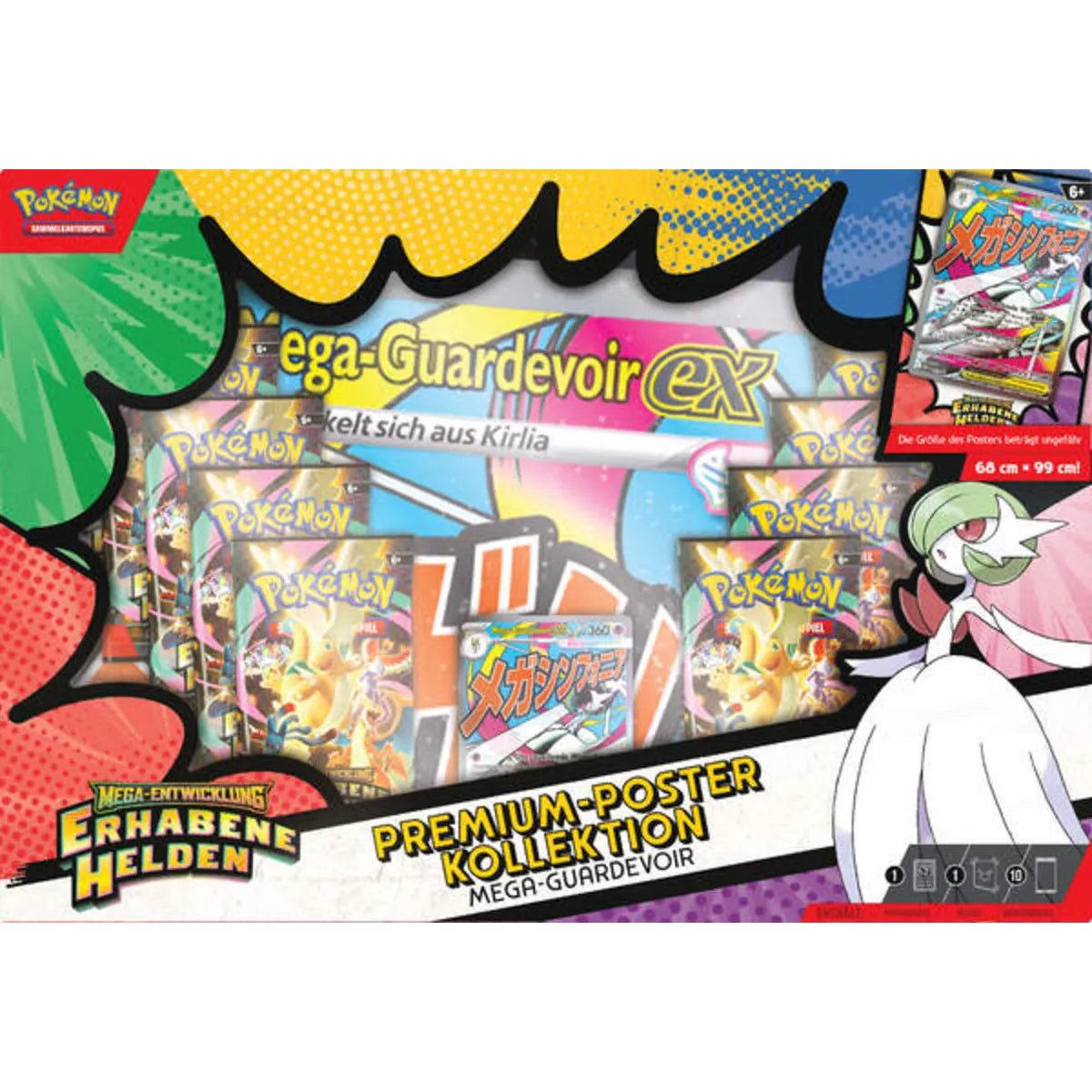 Pokemon Premium-Poster-Kollektion Mega-Entwicklung - Erhabene Helden: Mega-Guardevoir-ex