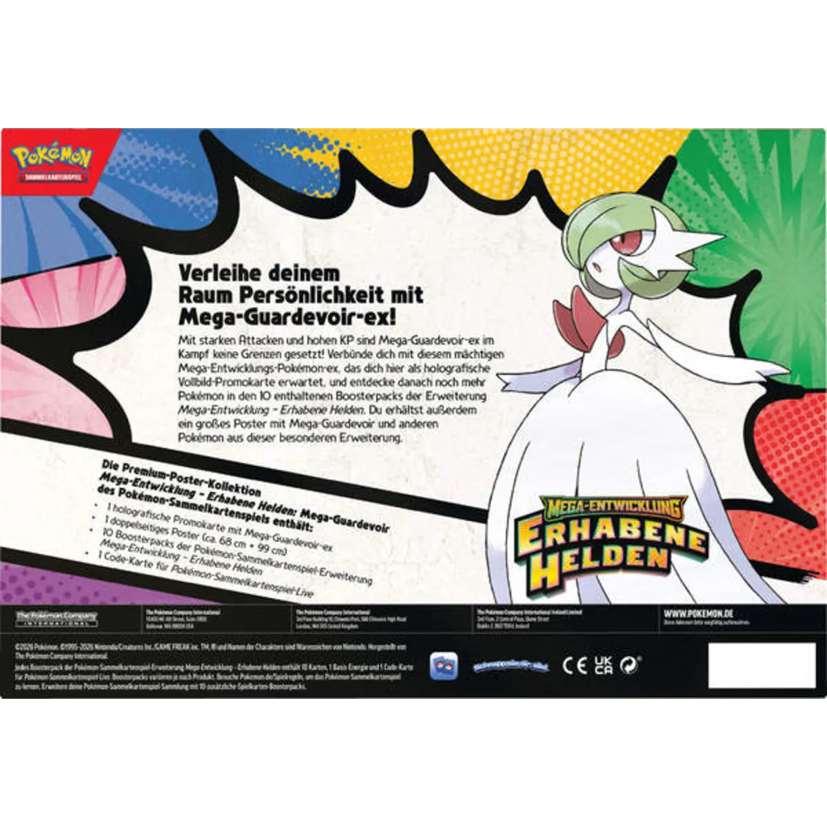 Pokemon Premium-Poster-Kollektion Mega-Entwicklung - Erhabene Helden: Mega-Guardevoir-ex