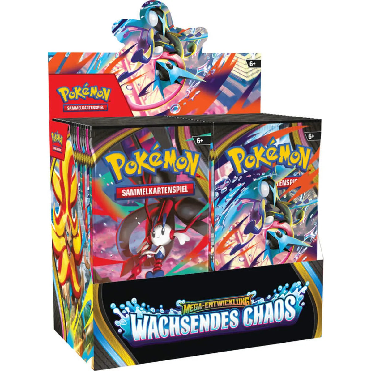 Pokemon Mega-Entwicklung - Wachsendes Chaos Booster Display (DE)