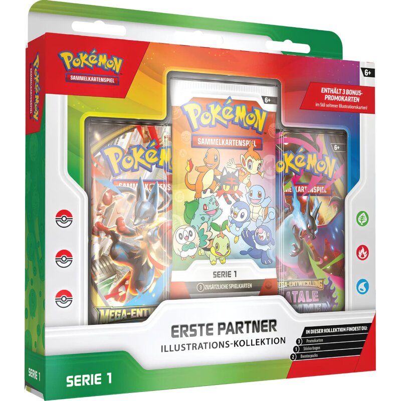 Pokemon Erste Partner Illustrations-Kollektion Serie 1