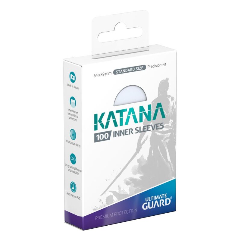 Ultimate Guard Katana Inner Sleeves Transparent (100 Sleeves)